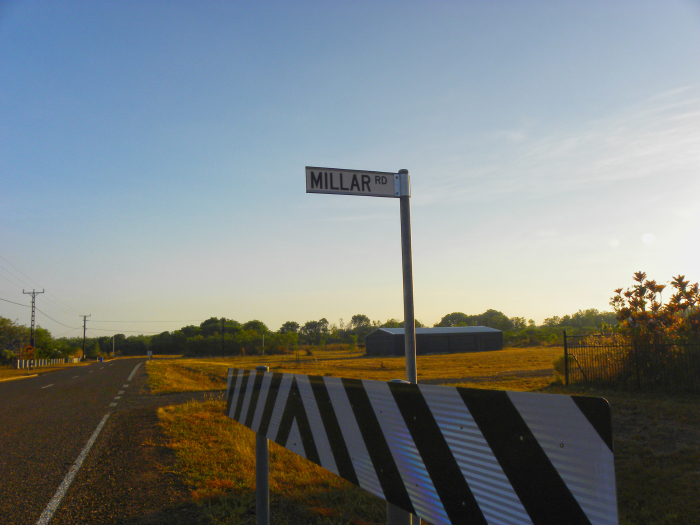 Millar Road sign