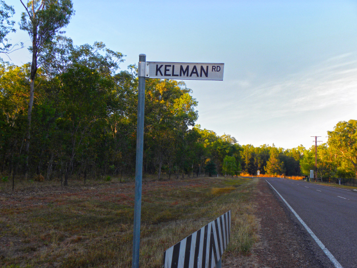 Kelman Road sign